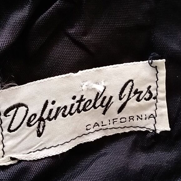 Definitely Jr's VTG Polka Women Dress Size SM - Picture 8 of 11